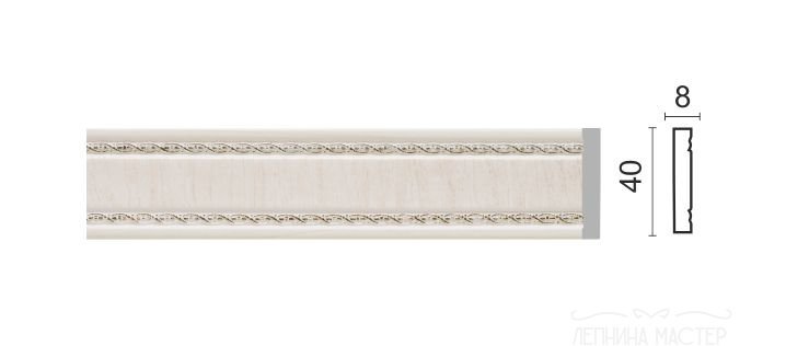 Настенный молдинг DECOR-DIZAYN 104-7 фото 1 &mdash; Премиум-Лепнина