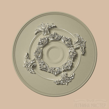 Крашенная Розетка DECOMASTER DM 0361-59 d нар. 348 &mdash; Премиум-Лепнина