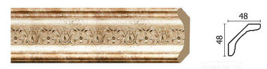 Карниз потолочный DECOR-DIZAYN 167-127 &mdash; Премиум-Лепнина