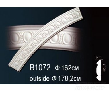 Круговой Настенный молдинг PERFECT B1072 &mdash; Премиум-Лепнина
