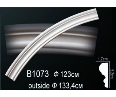 Круговой Настенный молдинг PERFECT B1073 &mdash; Премиум-Лепнина