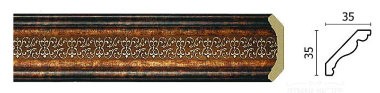 Карниз потолочный DECOR-DIZAYN 167S-767 &mdash; Премиум-Лепнина