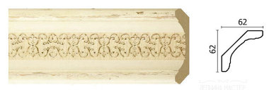 Карниз потолочный DECOR-DIZAYN 168-1028 &mdash; Премиум-Лепнина