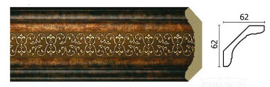Карниз потолочный DECOR-DIZAYN 168-767 &mdash; Премиум-Лепнина