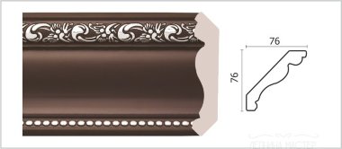 Карниз потолочный DECOR-DIZAYN 154-39S &mdash; Премиум-Лепнина