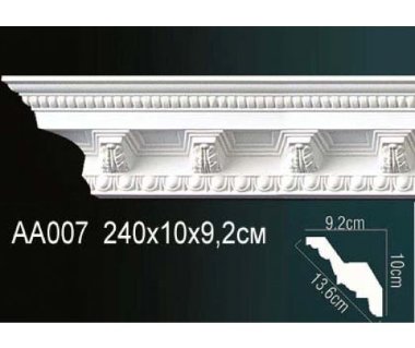 Карниз потолочный PERFECT AA007 &mdash; Премиум-Лепнина