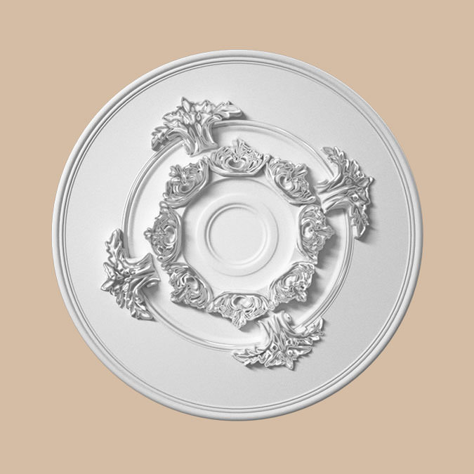 Крашенная Розетка DECOMASTER DM 0361-60 d нар. 348 фото 1 &mdash; Премиум-Лепнина