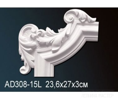 Угловые элементы PERFECT AD308-15L &mdash; Премиум-Лепнина