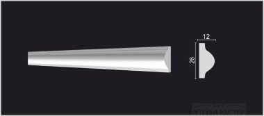 Настенный молдинг DECOR-DIZAYN DD10 &mdash; Премиум-Лепнина