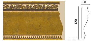 Настенный молдинг DECOR-DIZAYN 170-552 &mdash; Премиум-Лепнина