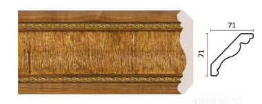 Карниз потолочный DECOR-DIZAYN 172-4 &mdash; Премиум-Лепнина