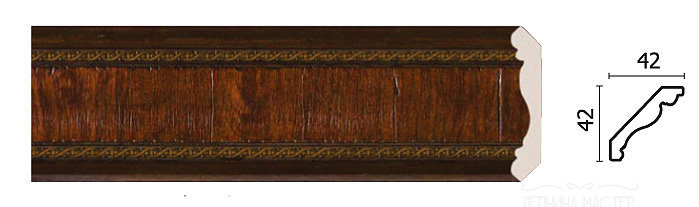 Карниз потолочный DECOR-DIZAYN 174-2 фото 1 &mdash; Премиум-Лепнина