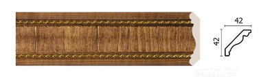 Карниз потолочный DECOR-DIZAYN 174-3 &mdash; Премиум-Лепнина