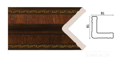 Угол DECOR-DIZAYN 140-2 &mdash; Премиум-Лепнина