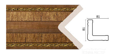 Угол DECOR-DIZAYN 140-3 &mdash; Премиум-Лепнина