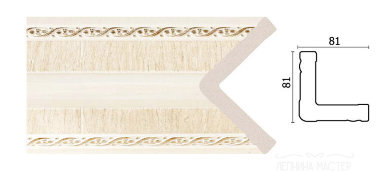 Угол DECOR-DIZAYN 140-6 &mdash; Премиум-Лепнина