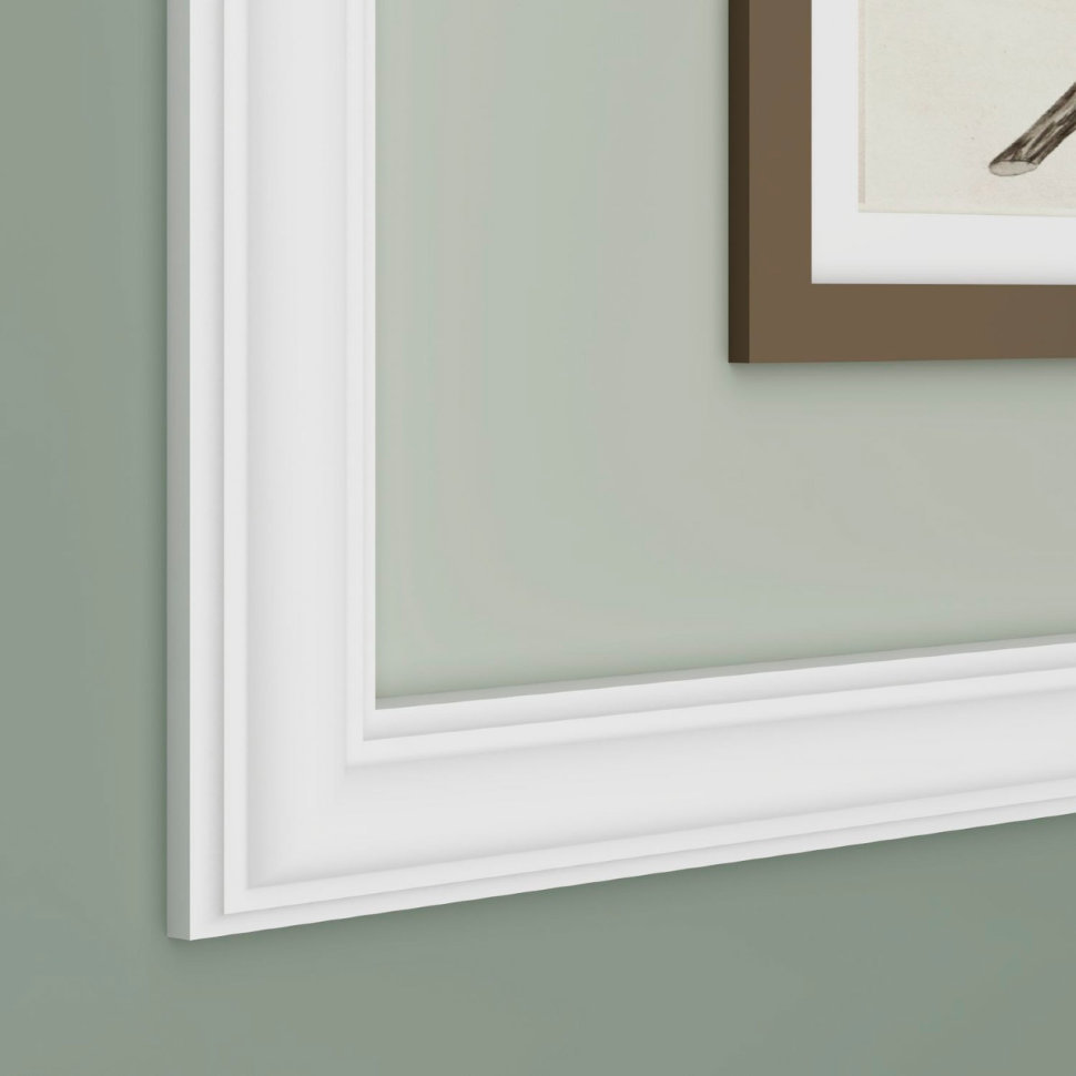 Настенный молдинг Ultrawood U 0003 (2440 х 25 х 12) фото 1 &mdash; Премиум-Лепнина