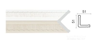 Угол DECOR-DIZAYN 142-7W &mdash; Премиум-Лепнина